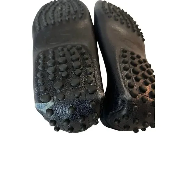 Tod's Navy Leather Driving Loafers - Picture 7 of 7